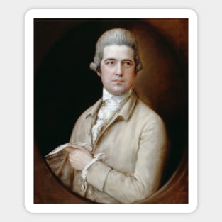 Thomas Linley the elder by Thomas Gainsborough Magnet